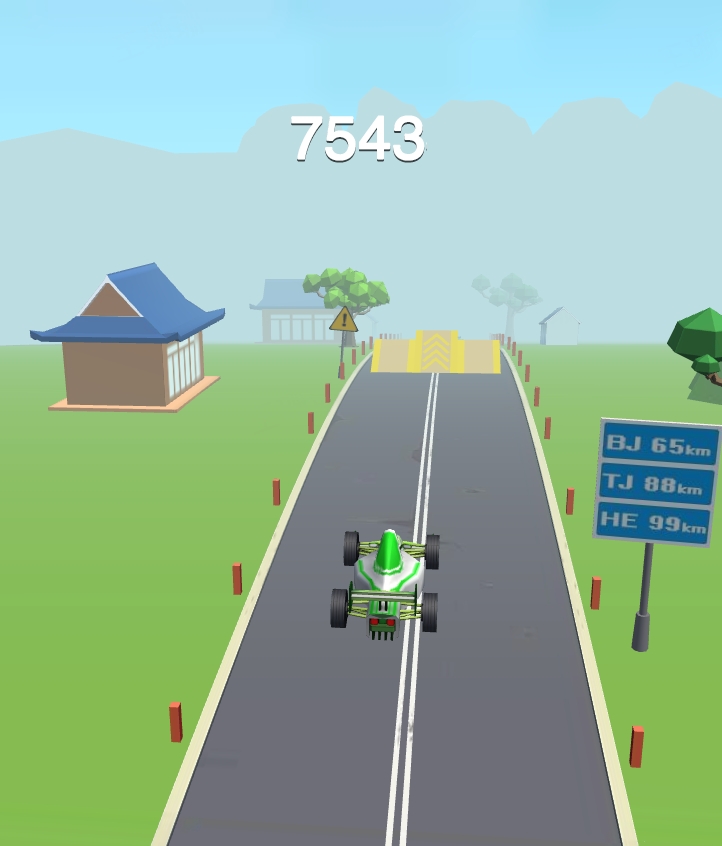 F1 Rush gameplay moment with telemetry-style interface